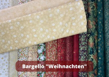 Materialpackung Courleys Patchworkkurs - Einsteiger 2 "Bargello" - Weihnachten
